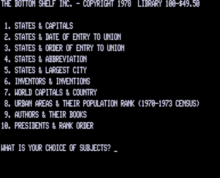 Screen shot
